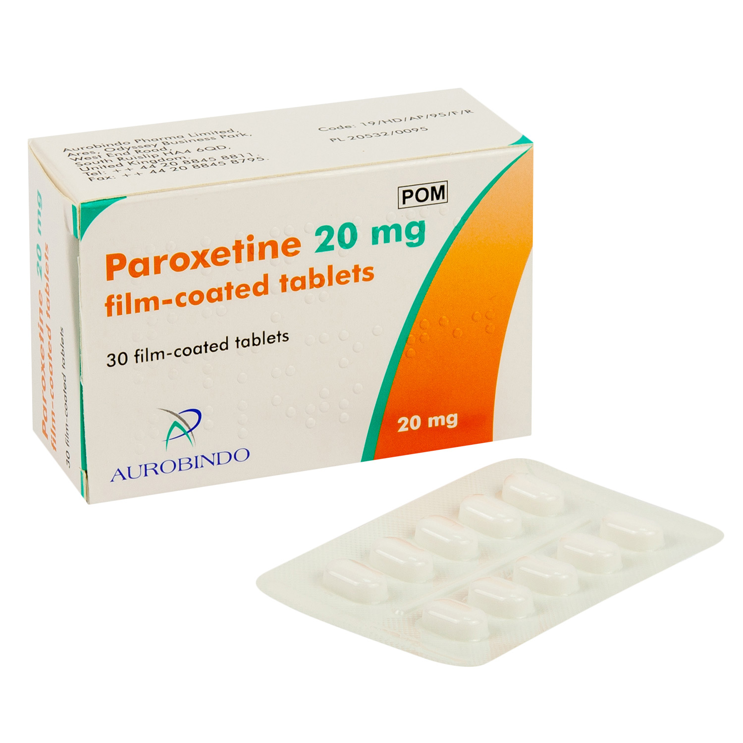 パロキセチン20mg(Paroxetine)