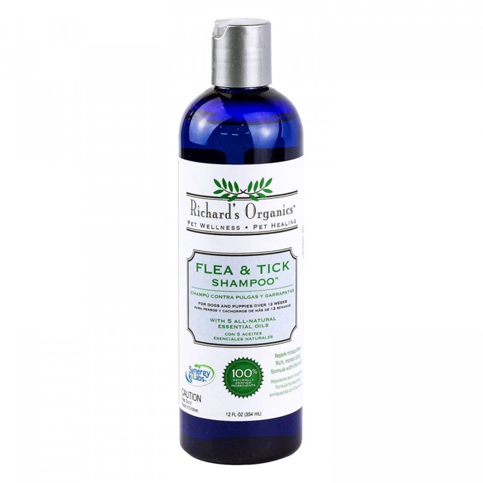 オーガニックノミダニシャンプー354ml(Organic-NaturalFleaandTick-Shampoo)