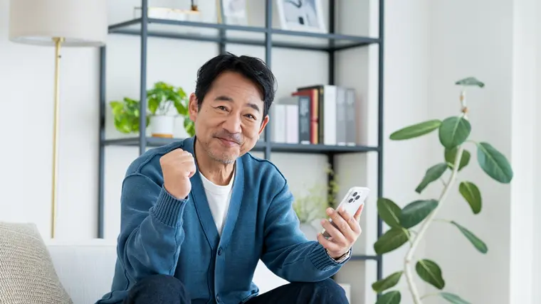 中年の元気な人